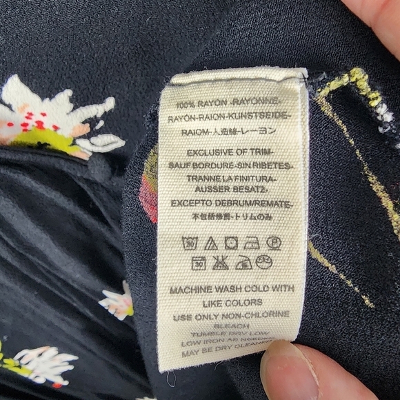 Free People Time On My Side Mini Bell Sleeve Tea Wrap Dress Size XS Boho Cottage - Picture 7 of 8